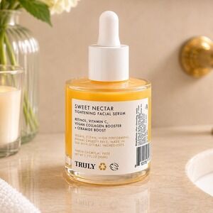 Truly Beauty Sweet Nectar Tightening Facial Serum Retinol Vitamin C 1.7oz 50ml